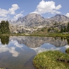 USA; Wyoming; Bridger National Forest; Bridger Wilderness; Wind River Range; Tarn by Island Lake - Credit as: Don Paulson, www.donpaulson.com